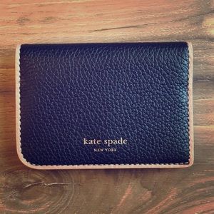 Kate Spade Bifold Card Case ~ Black